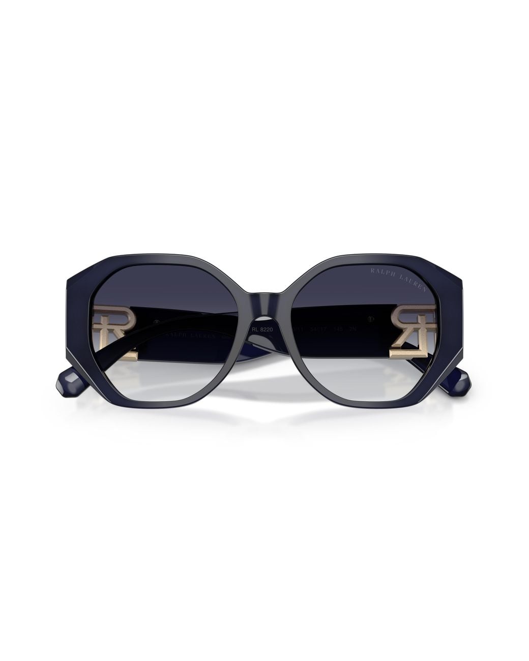 Ralph Lauren Black Rl8220 The Juliette 631011 Sunglasses Acetate Butterfly Normal Nuanced