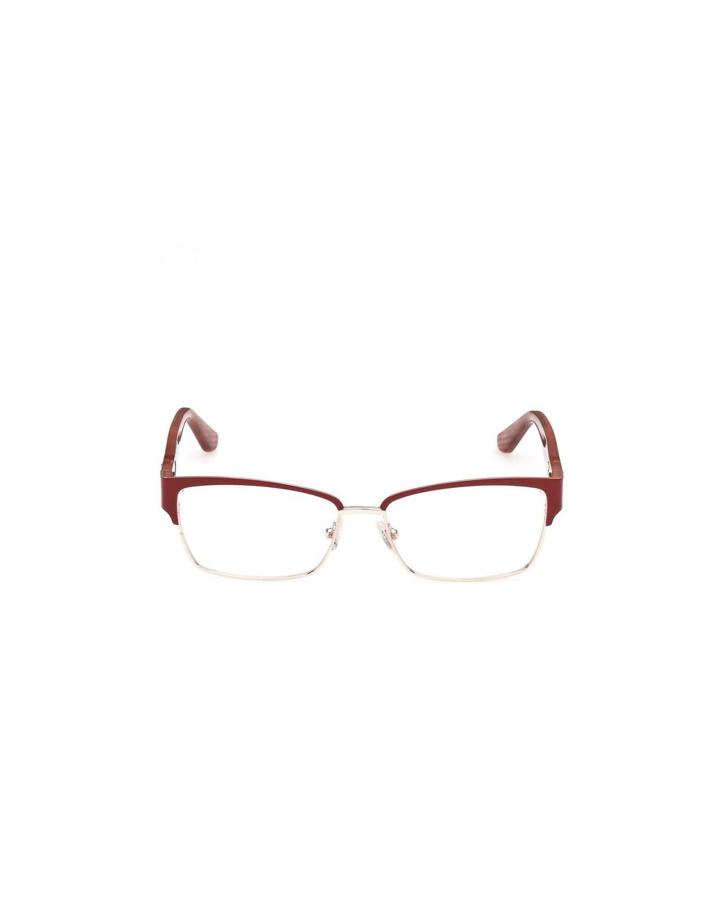 Guess Black Gu50383 67 Optical Frames Metal Squared Normal