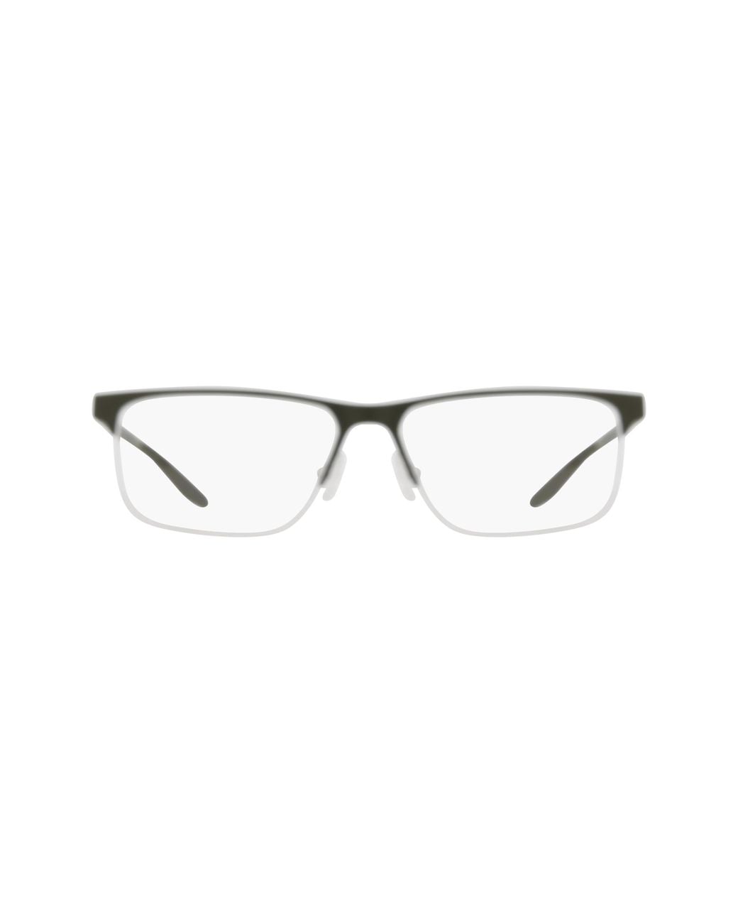 Nike Black 8144 001 Optical Frames Metal Squared Normal for men