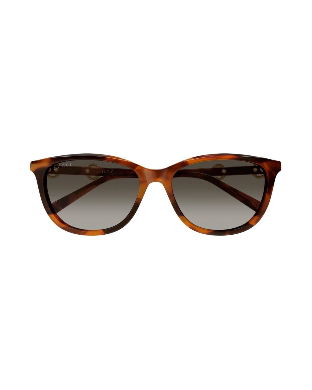 Gucci Black Gg2220Sk 002 Sunglasses Acetate Round Nuanced