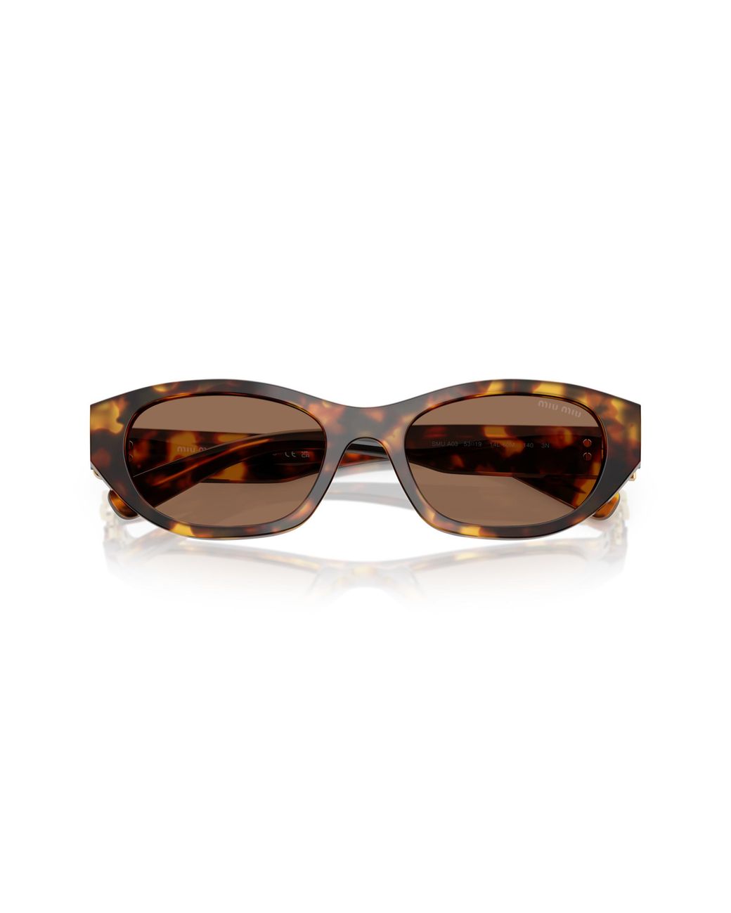 Miu Miu Black Mu A03S 14L60M Sunglasses Acetate Geometric Normal