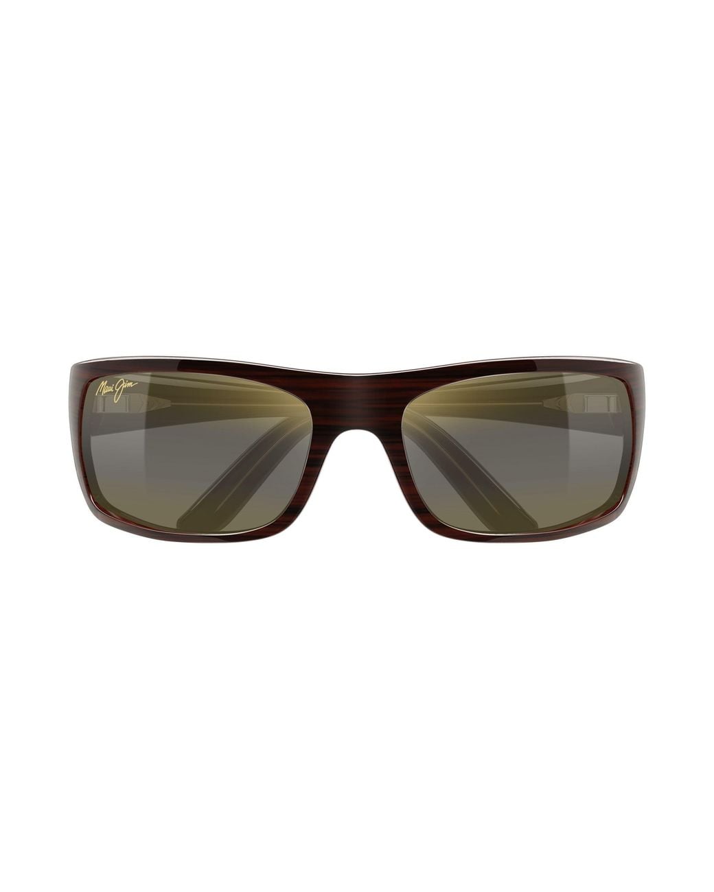 Maui Jim Black Mj0202S 003 Occhiali Da Sole Iniettato Bronzo Squadrata