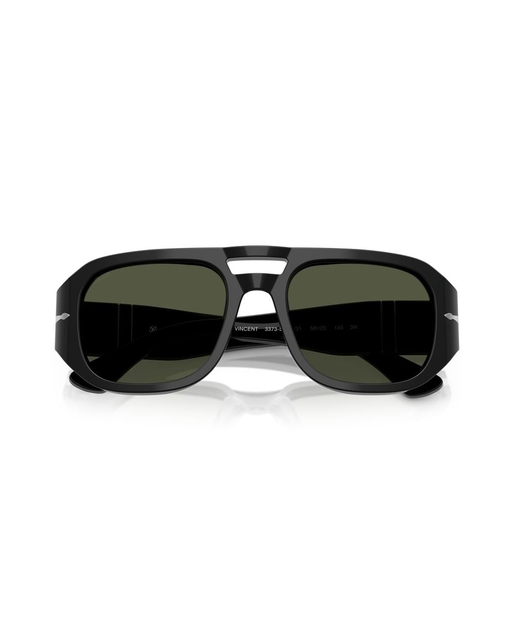 Persol Black Po3373S Vincent 95/31 Sunglasses Acetate Pilot Normal