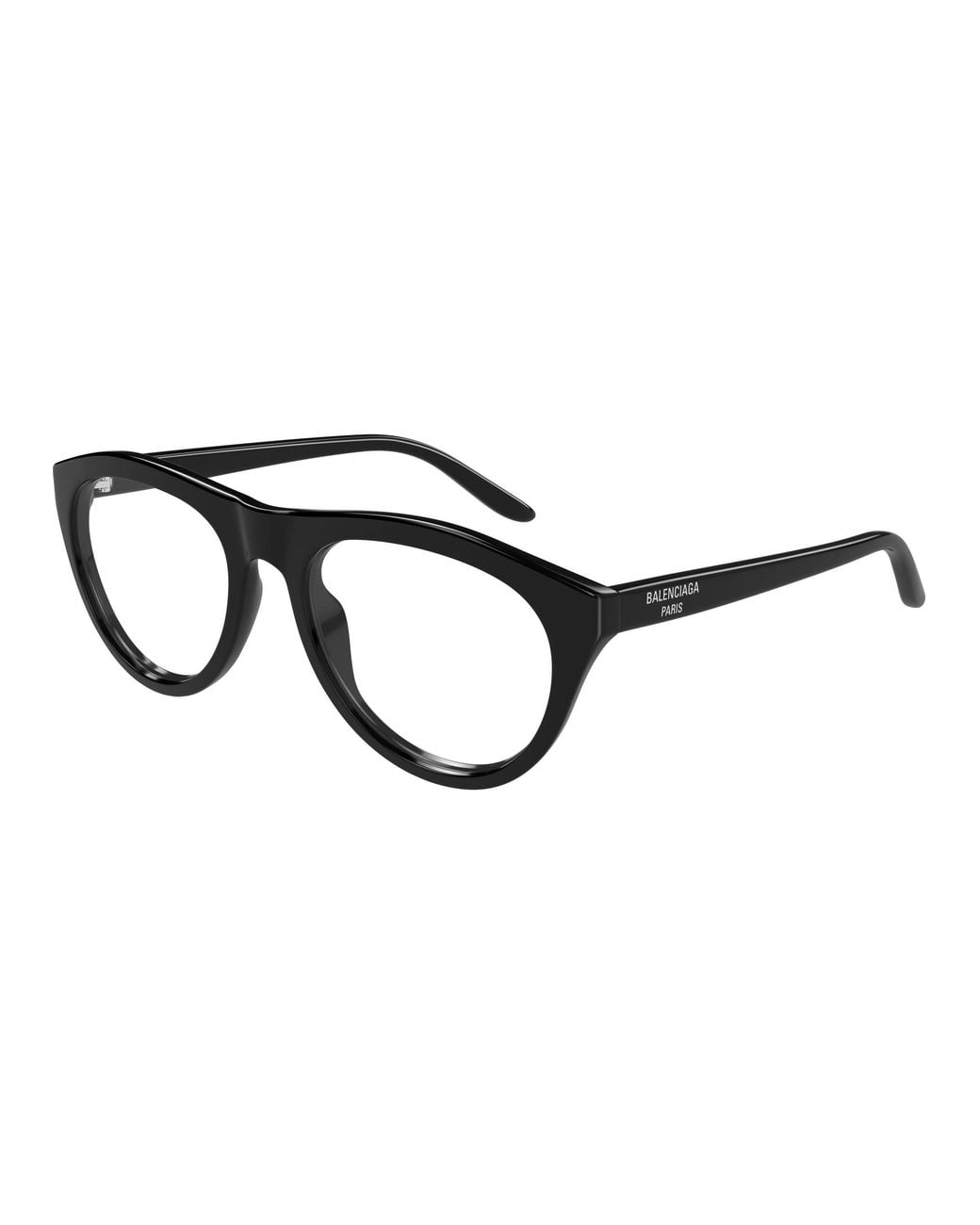Balenciaga Black Bb0533O 001 Montature Da Vista Acetato Trasparente Pilot