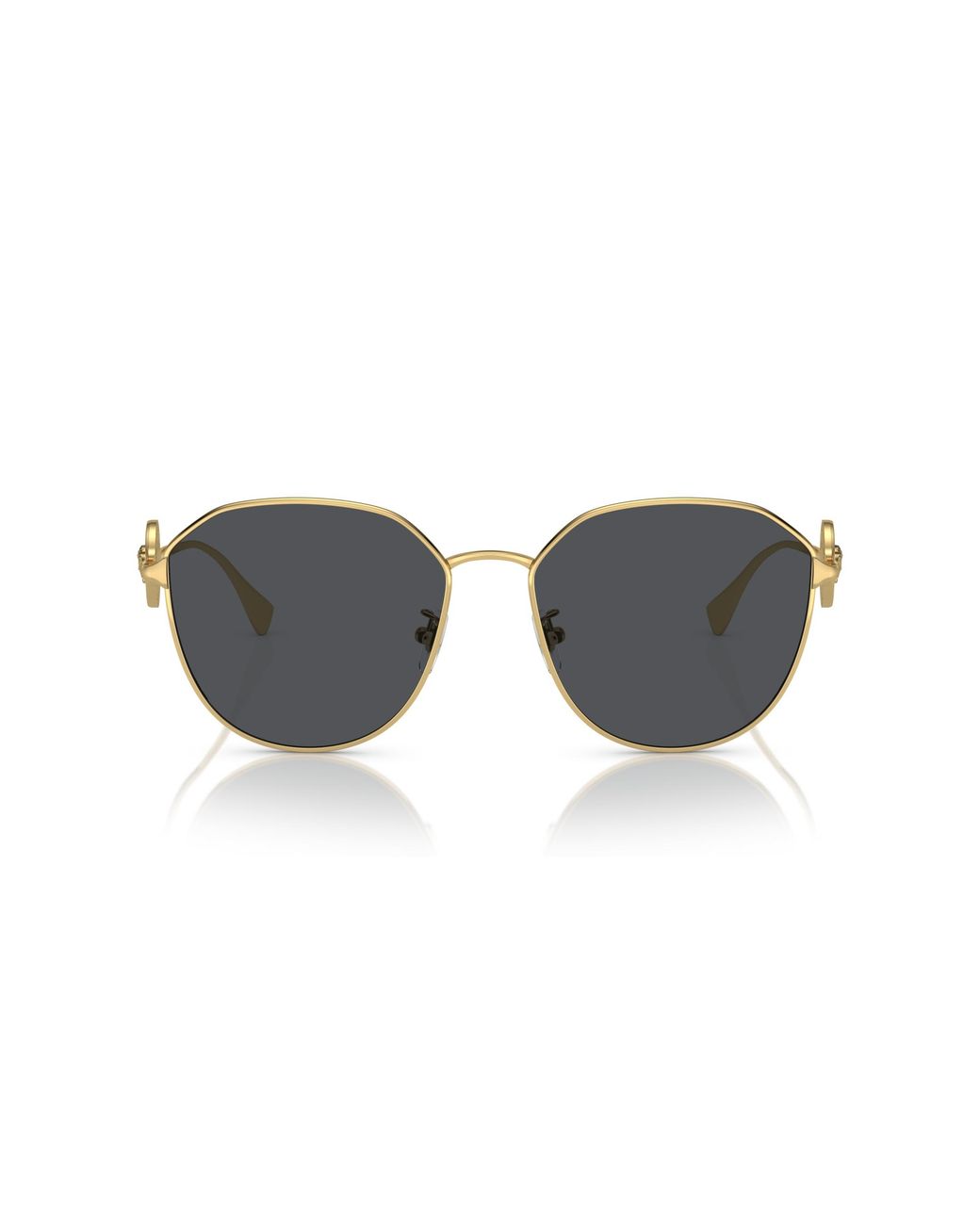Versace Black Ve2259D 100287 Sunglasses Steel Geometric Normal