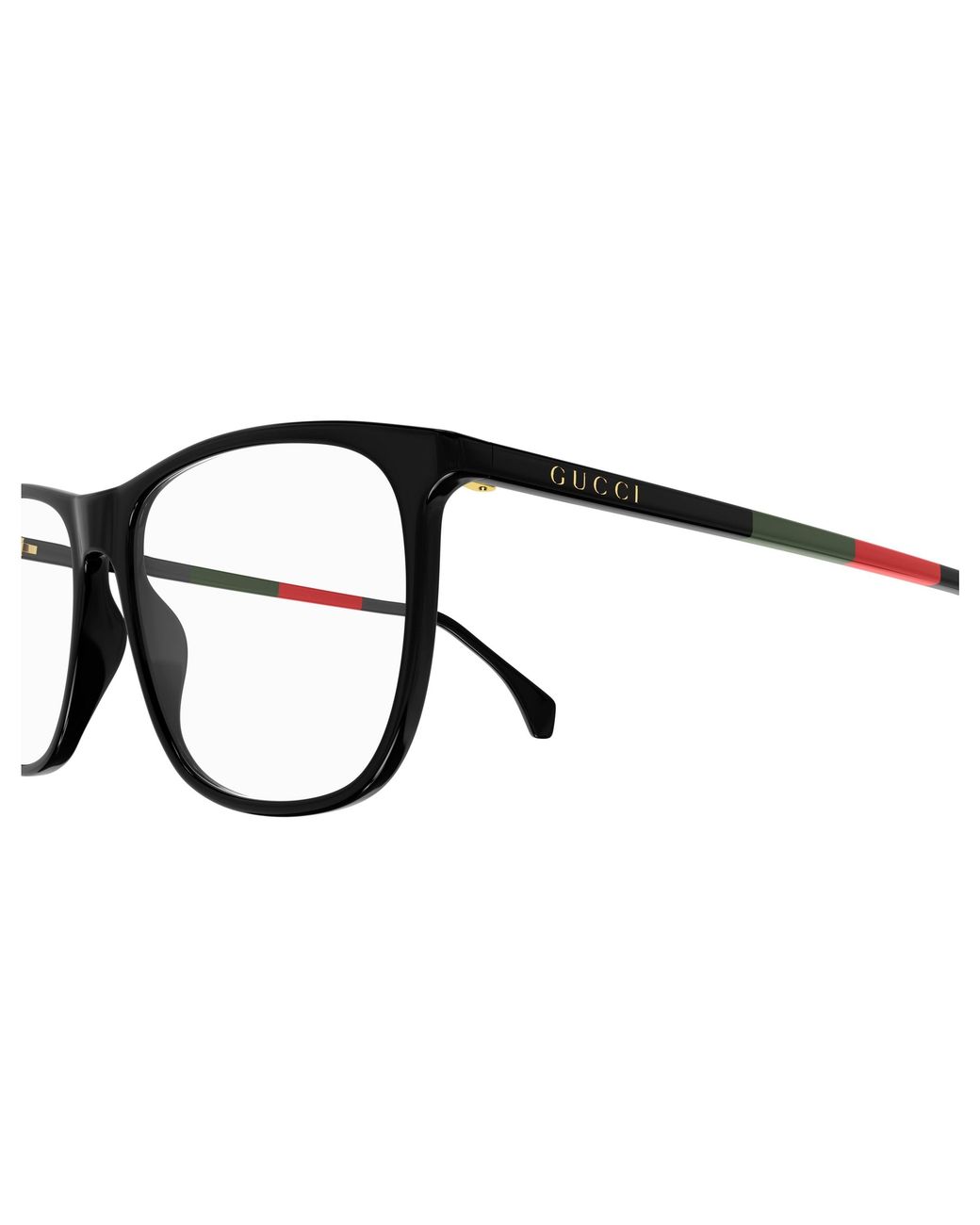 Gucci Black Gg0554O 010 Optical Frames Acetate Transparent Squared for men