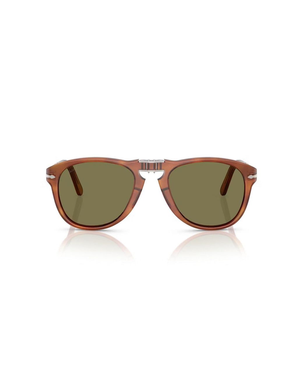 Persol Black Po0714Sm 96/P1 Sunglasses Acetate Pilot Polarized for men