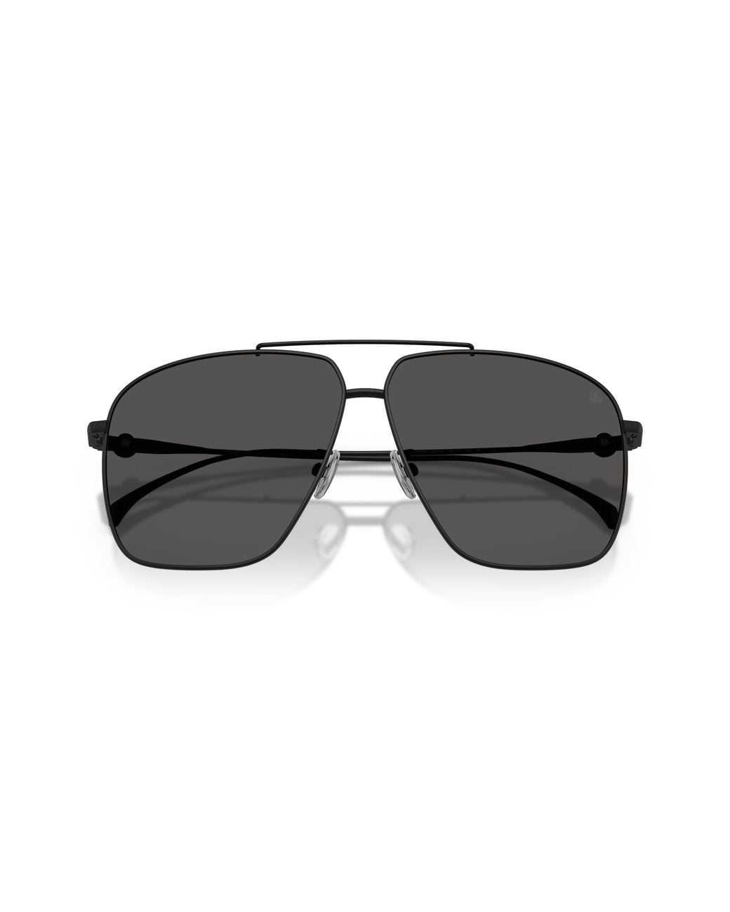 Moncler Black Me4020T Arium 100187 Sunglasses Titanium Geometric Normal