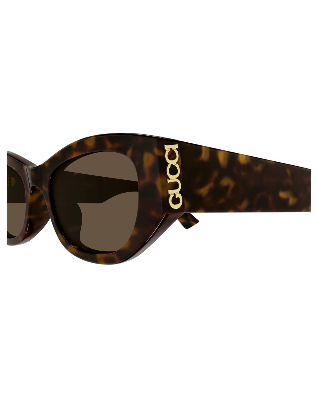 Gucci Black Gg2044Sa 002 Sunglasses Acetate Cat Eye