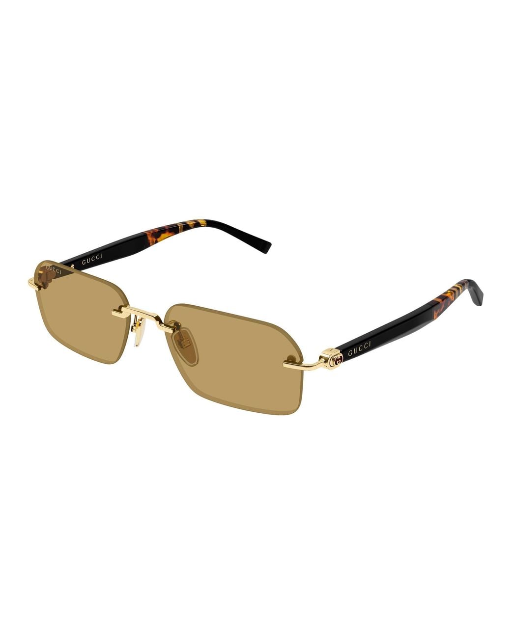 Gucci Black Gg2259S 005 Sunglasses Metal Squared Photochromic for men