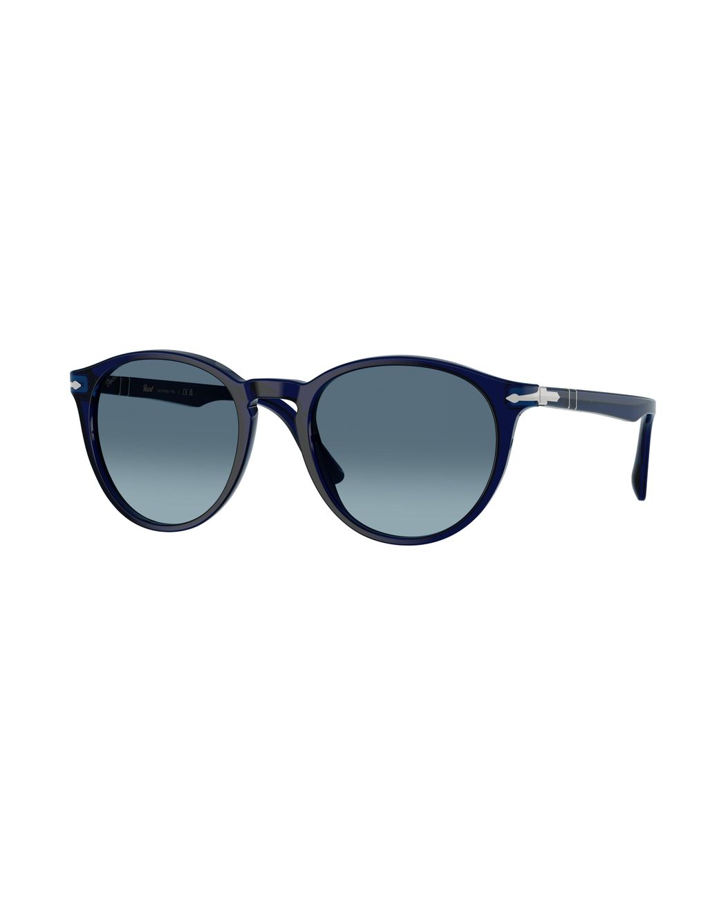 Persol Black Po3152S 181/Q8 Sunglasses Acetate Round Normal Nuanced for men