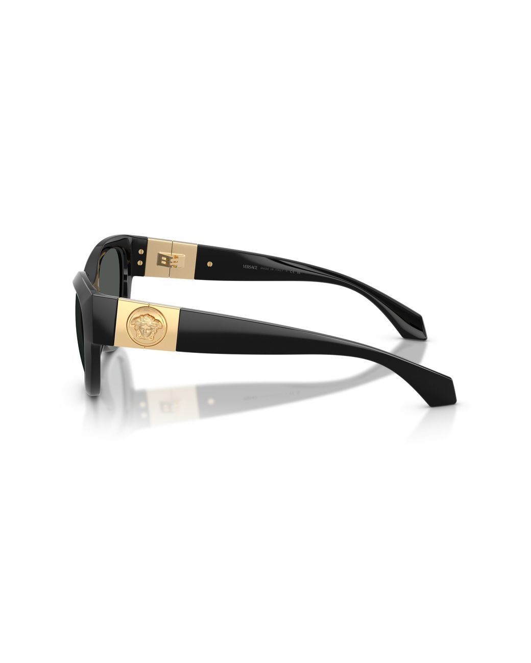 Versace Black Ve4524U Gb1/87 Sunglasses Injected Cat Eye Normal