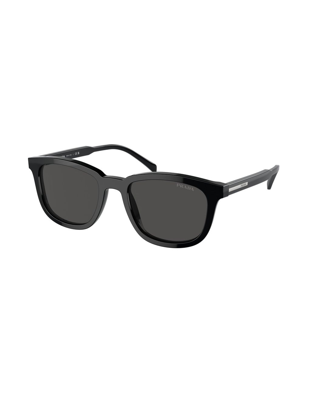 Prada Black Pr A21S 16K08Z Sunglasses Acetate Pillow Normal for men