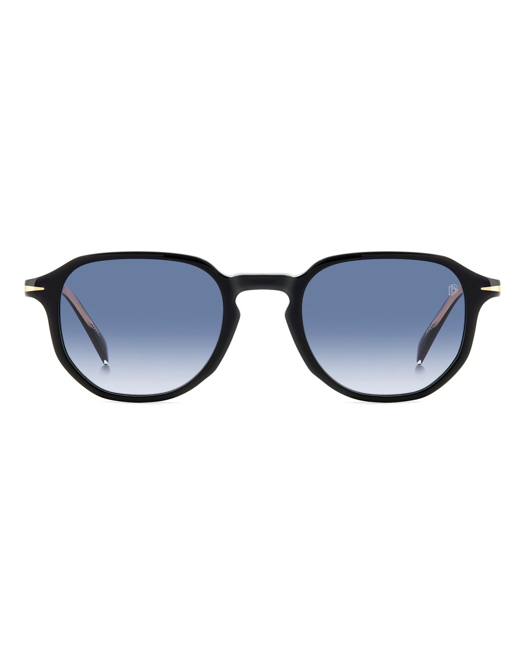 David Beckham Black Db 1140/S 807/08 Sunglasses Acetate Geometric Shaded for men