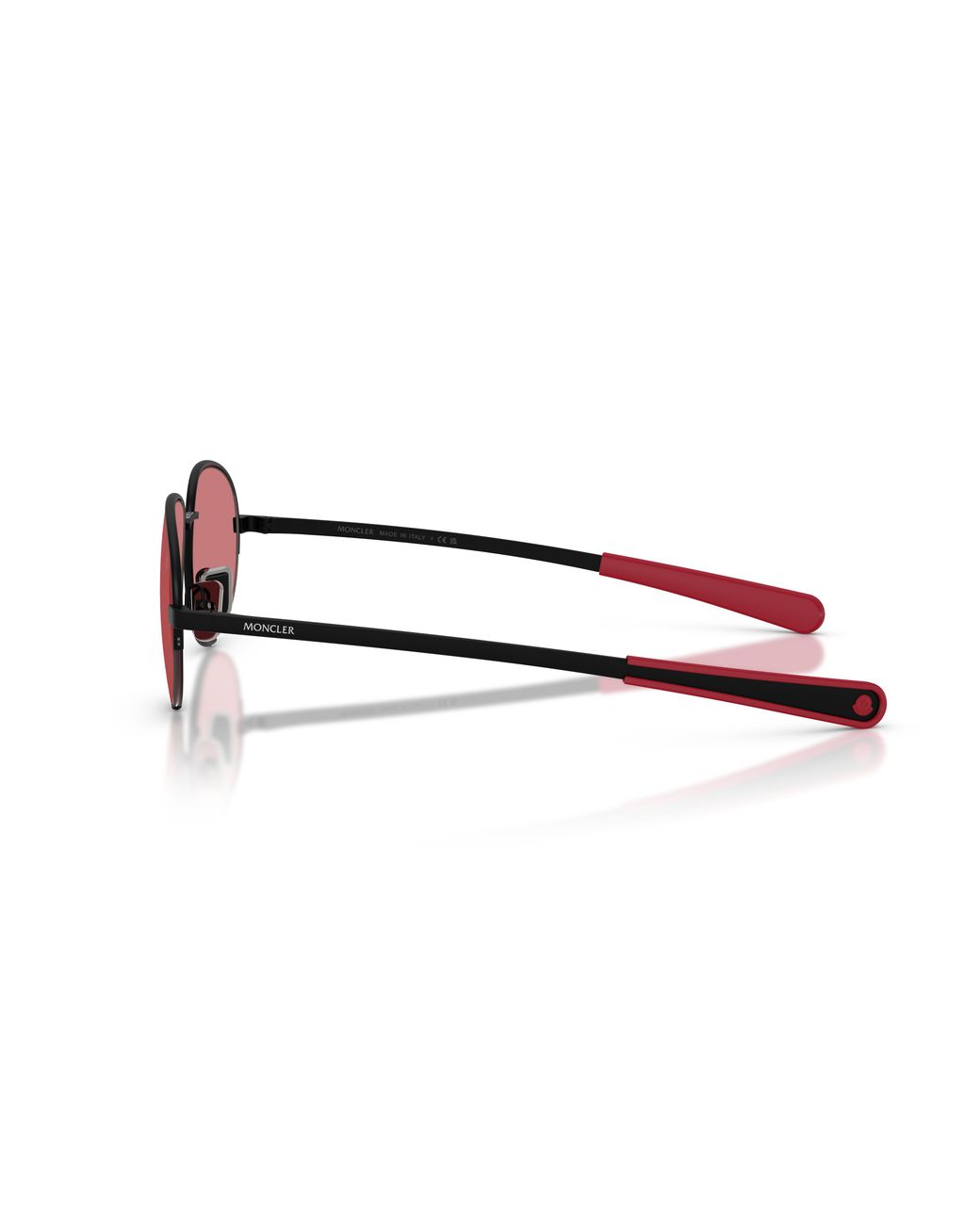 Moncler Black Me4018 Circuit 100175 Sunglasses Metal Round Normal