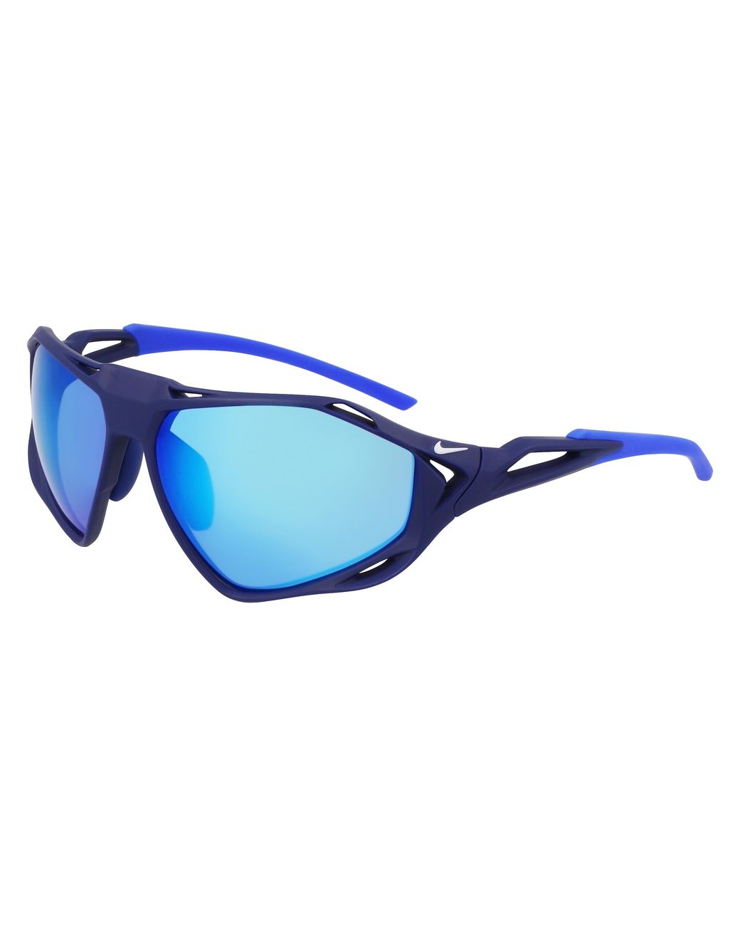 Nike Black Zeus Rise If1120X 492 Sunglasses Bio-Inject Squared Normal Specchiato