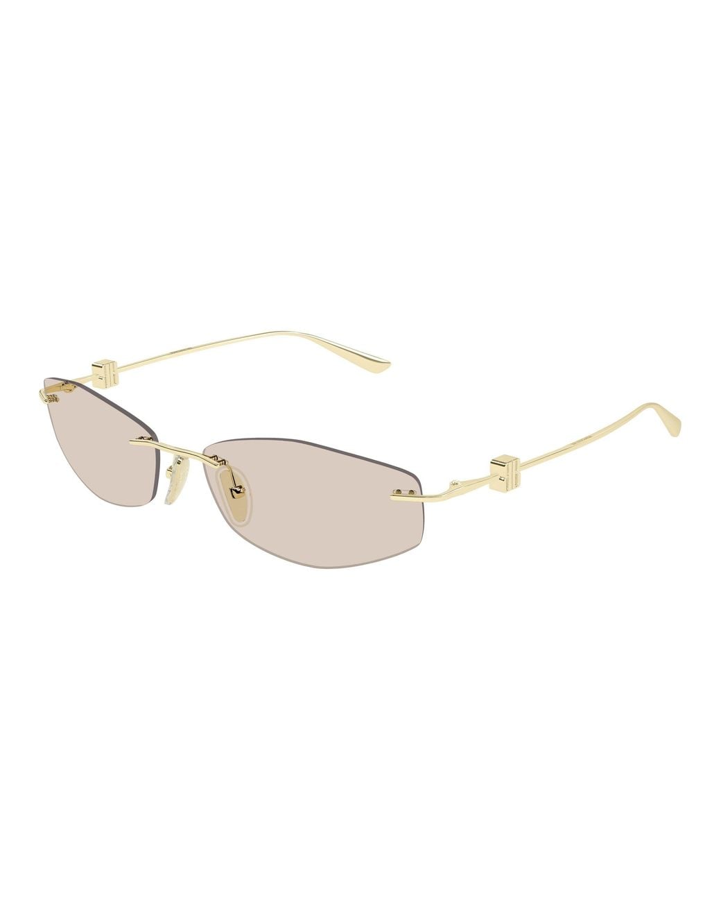 Balenciaga Black Bb0535S 005 Sunglasses Metal Geometric