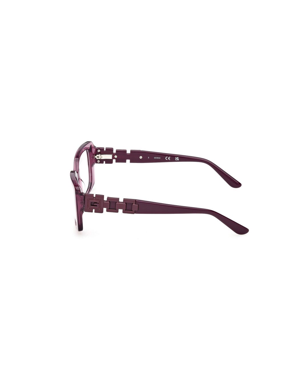 Guess Black Gu50322 081 Optical Frames Acetate Squared Normal