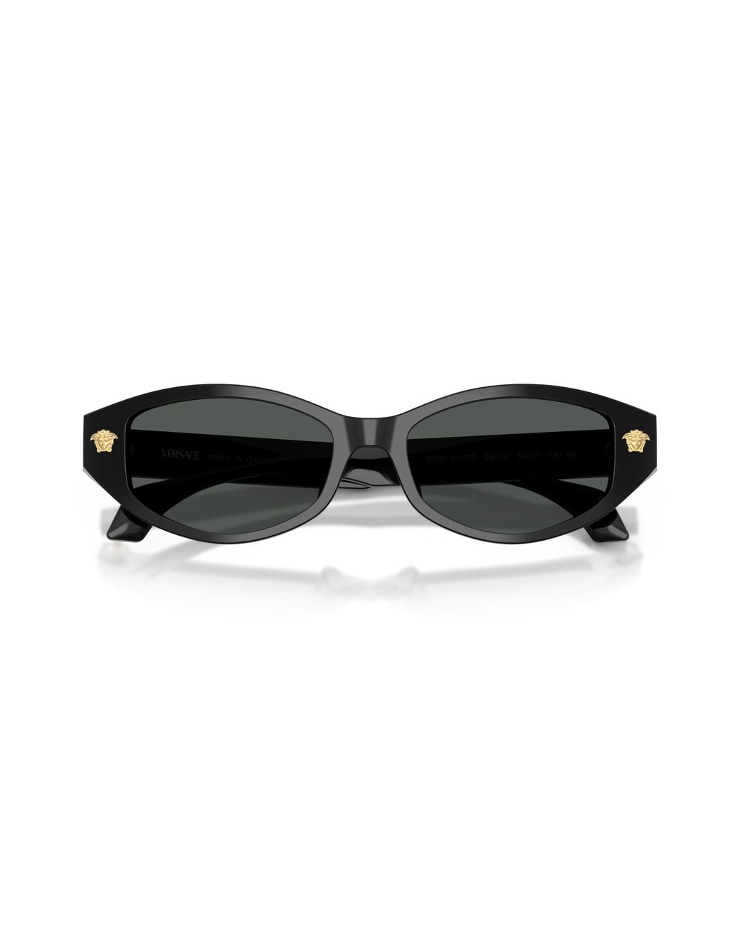 Versace Black Ve4512D Oval Medusa Sunglasses