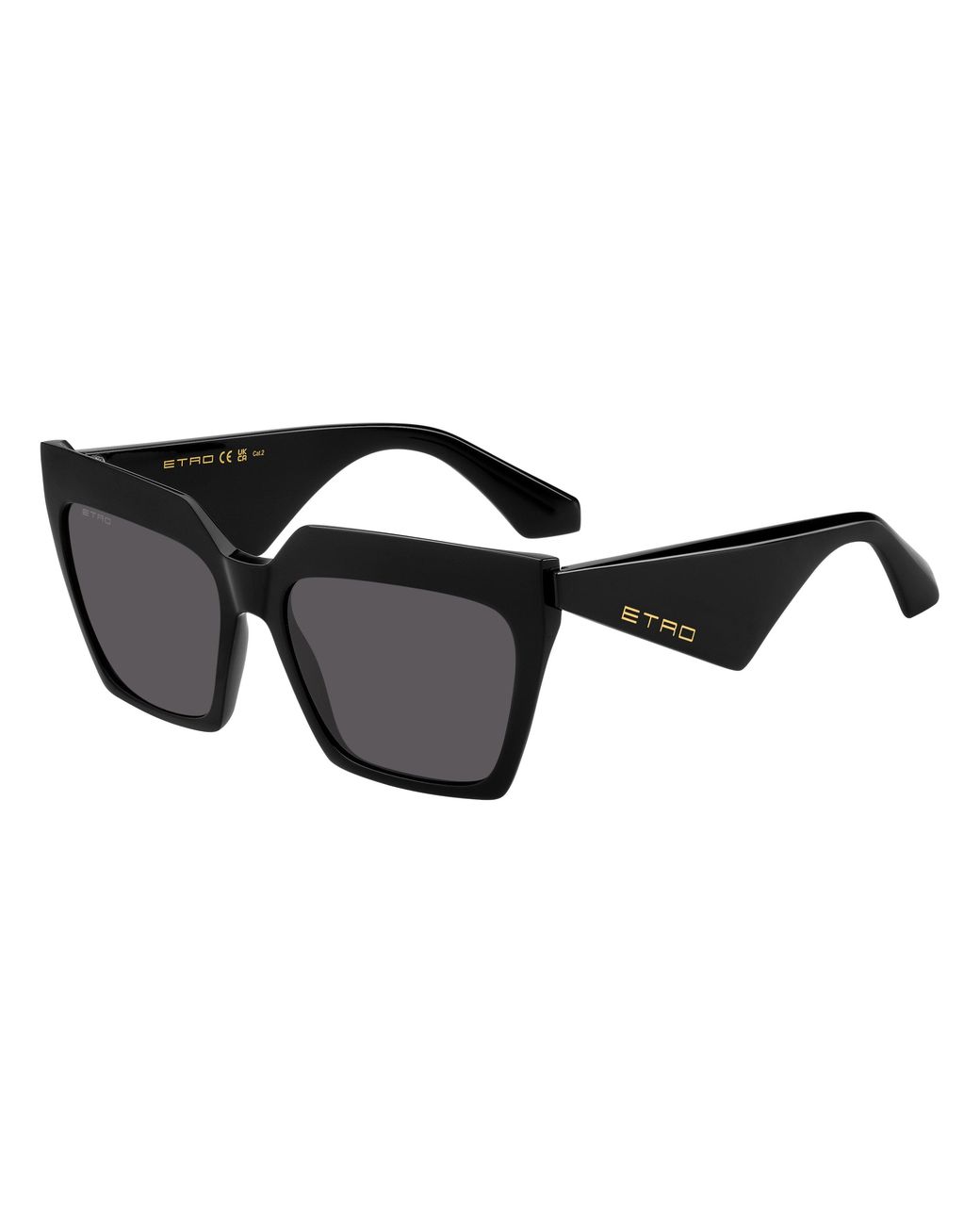 Etro Black 0001/S 807/Ir Sunglasses Acetate Squared Normal