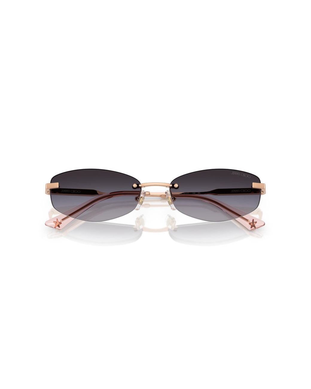 Jimmy Choo Black Jc4013D 30088G Sunglasses Metal Round Normal Shaded