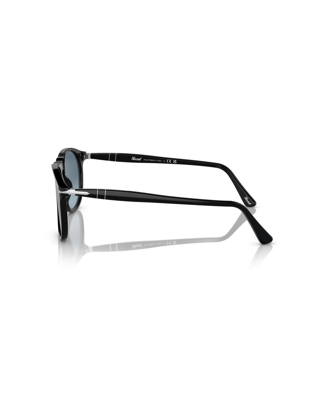 Persol Black Po9649S 95/Q8 Sunglasses Plastic Pilot Normal Shaded for men