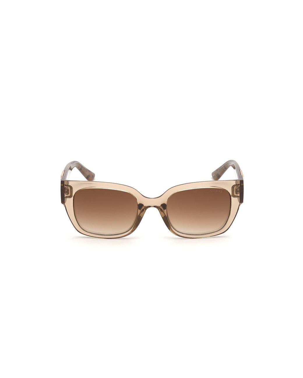 Guess Black Gu7742 57G Sunglasses Injected Squared Normal Shaded