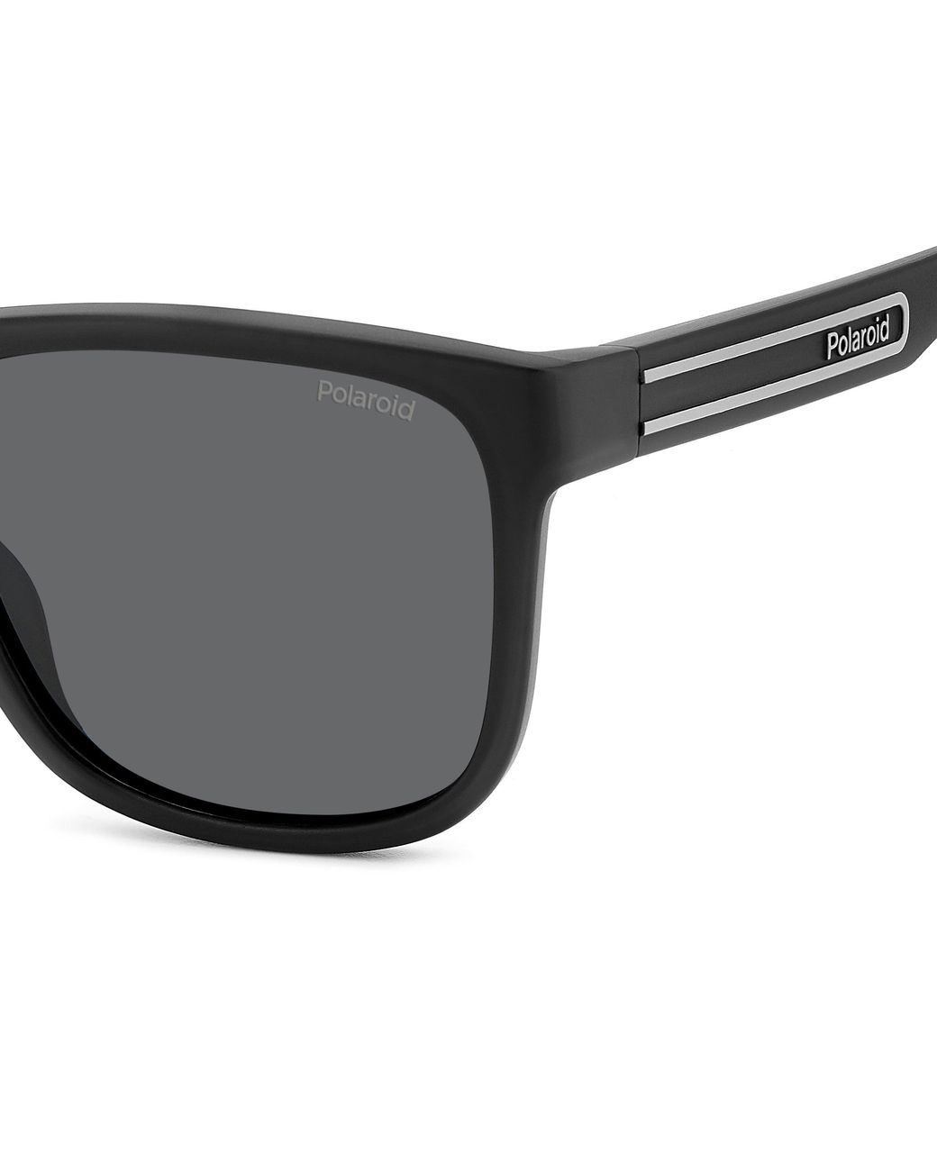 Polaroid Black Pld 2155/S 003/M9 Sunglasses Polycarbonate Squared Polarized for men