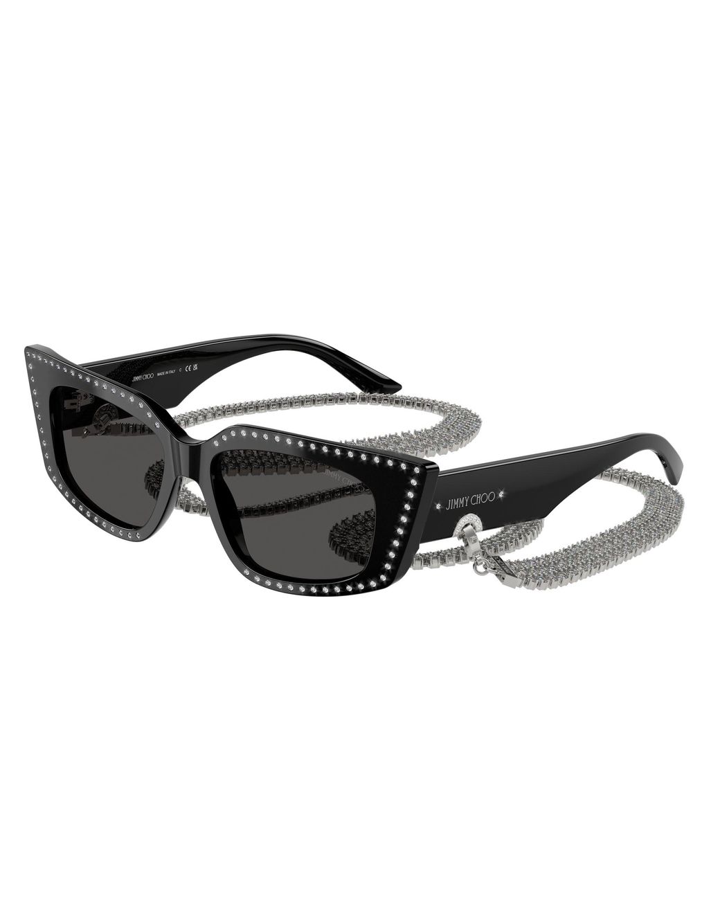 Jimmy Choo Black Jc5033B 500087 Sunglasses Acetate Cat Eye Normal