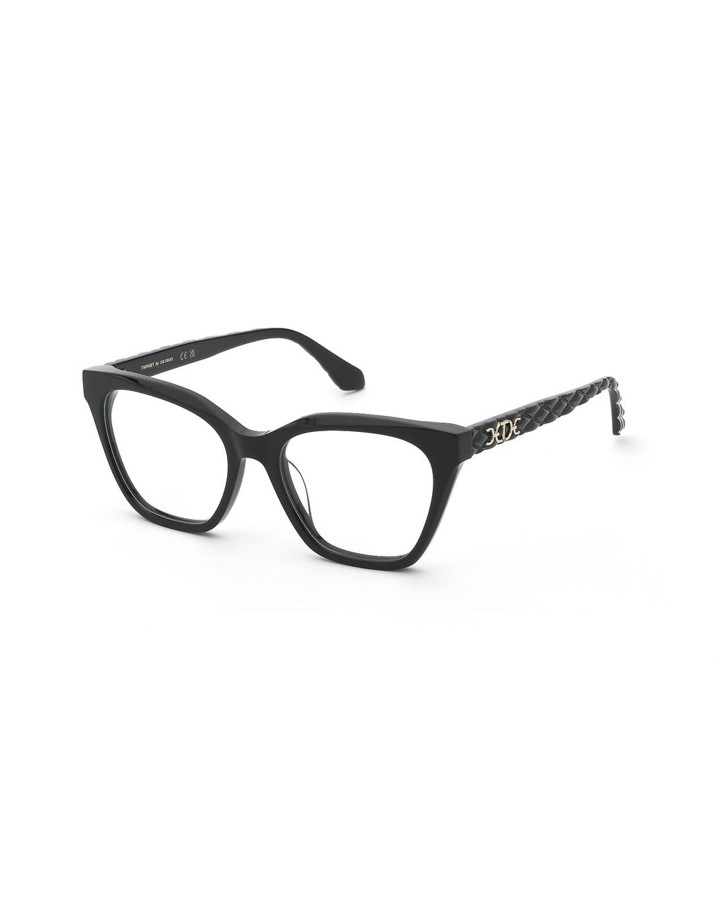 Twinset Black Vtw118 700 Optical Frames Acetate Butterfly