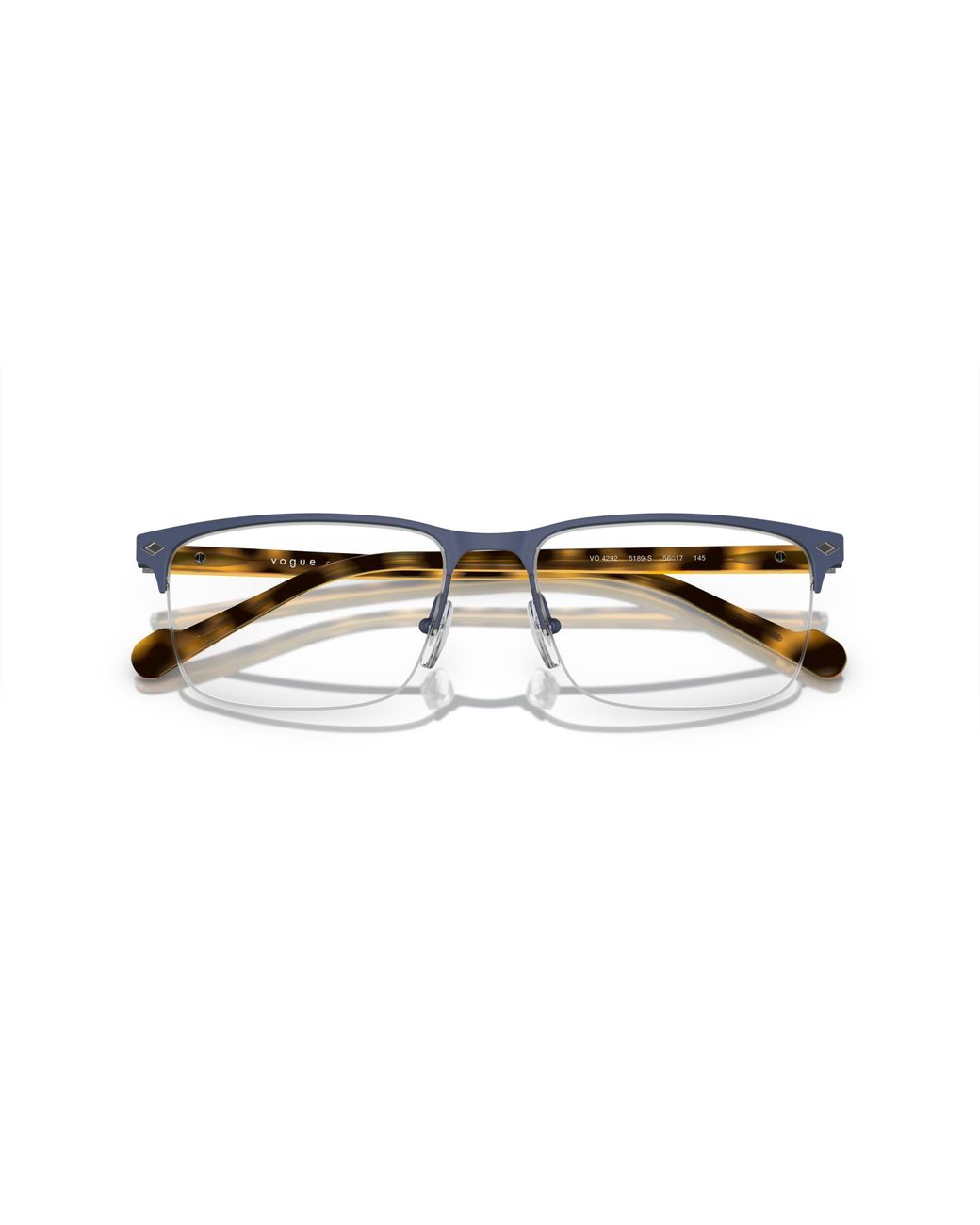 Vogue Eyewear Black Vo4292 5189S Optical Frames Metal Transparent Squared Normal for men