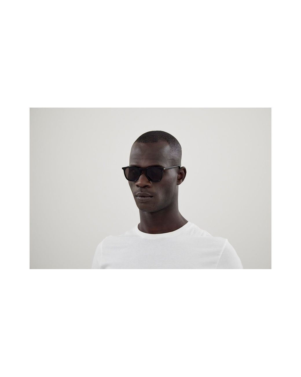 Saint Laurent Black Sl 623 001 Sunglasses Acetate Round Normal for men
