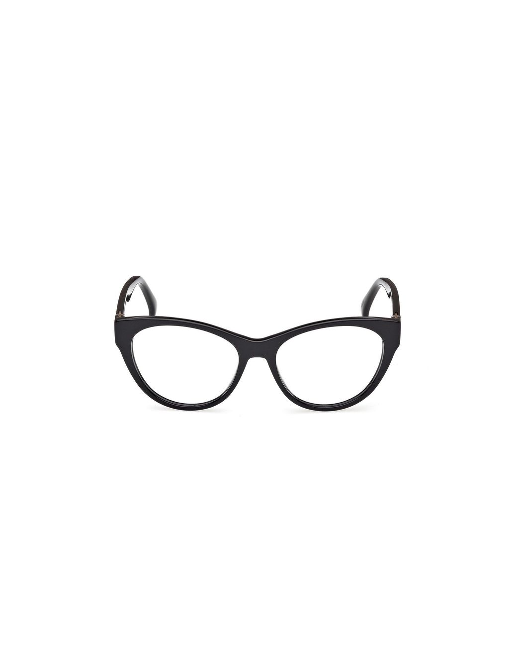 Max Mara Black Mm5205 001 Optical Frames Acetate Round Normal