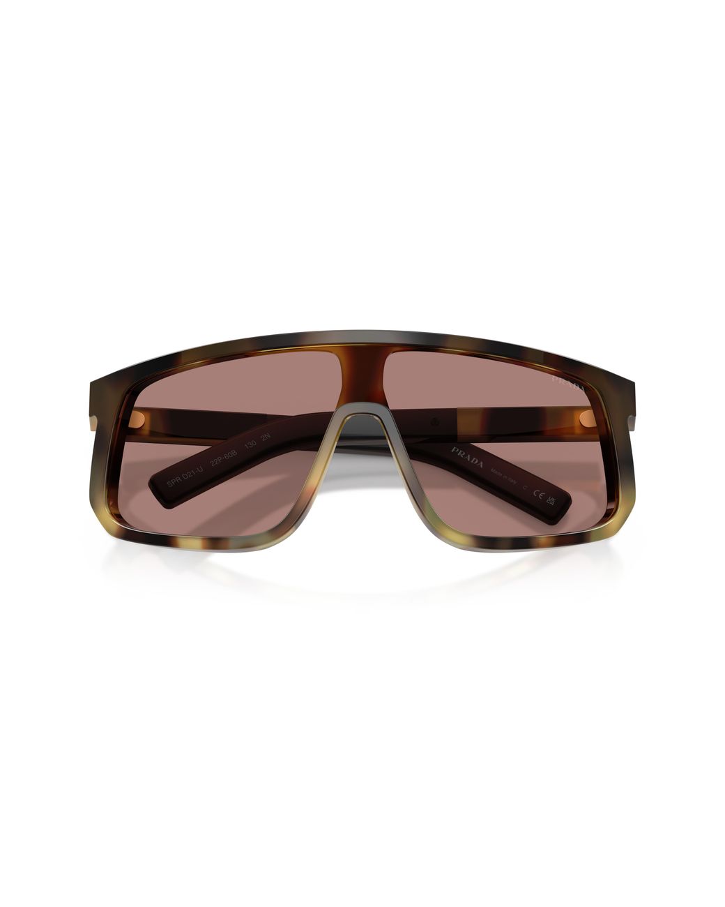 Prada Black Pr D21Su 22P60B Sunglasses Acetate Squared Normal for men