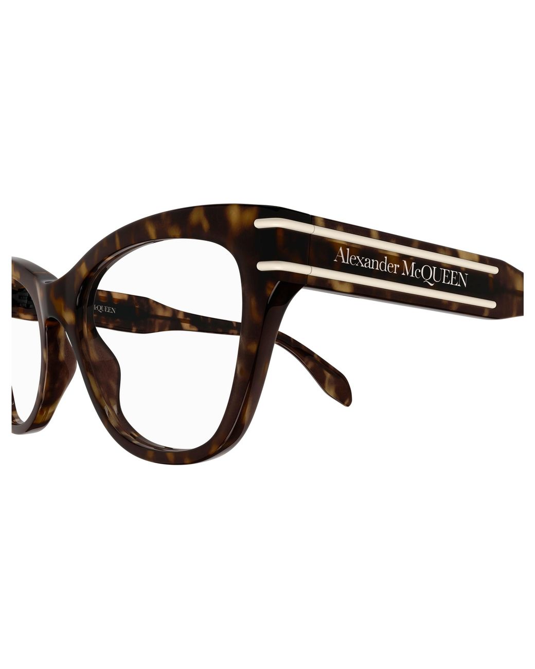 McQueen Black Am0401O 002 Optical Frames Acetate Cat Eye