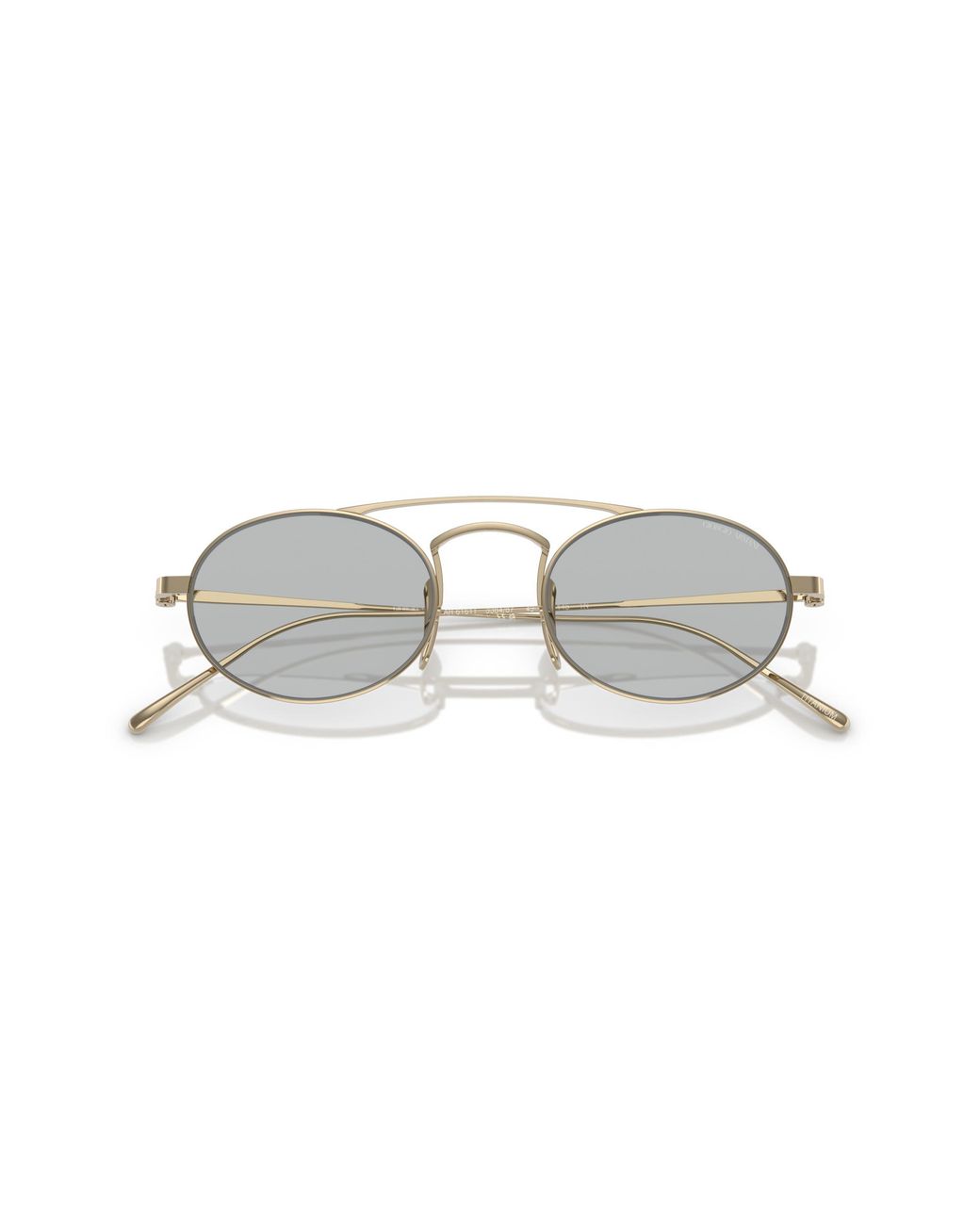 Giorgio Armani Black Ar6161T 338487 Sunglasses Titanium Round Normal for men