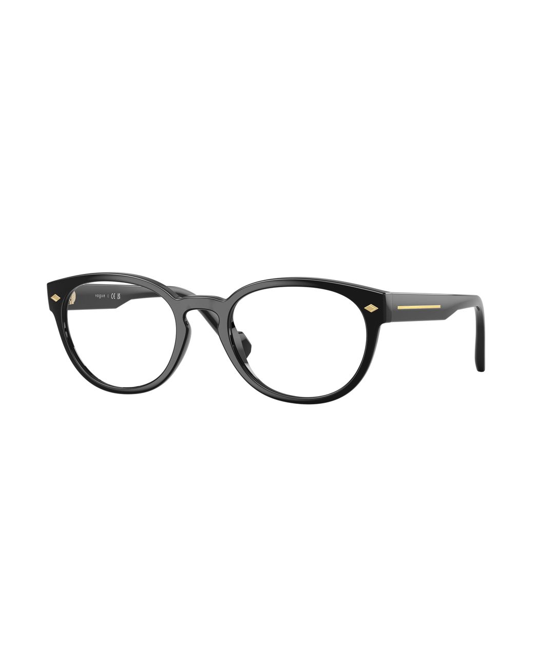 Vogue Eyewear Black Vo5756 W44 Optical Frames Nylon Transparent Pantos Normal for men
