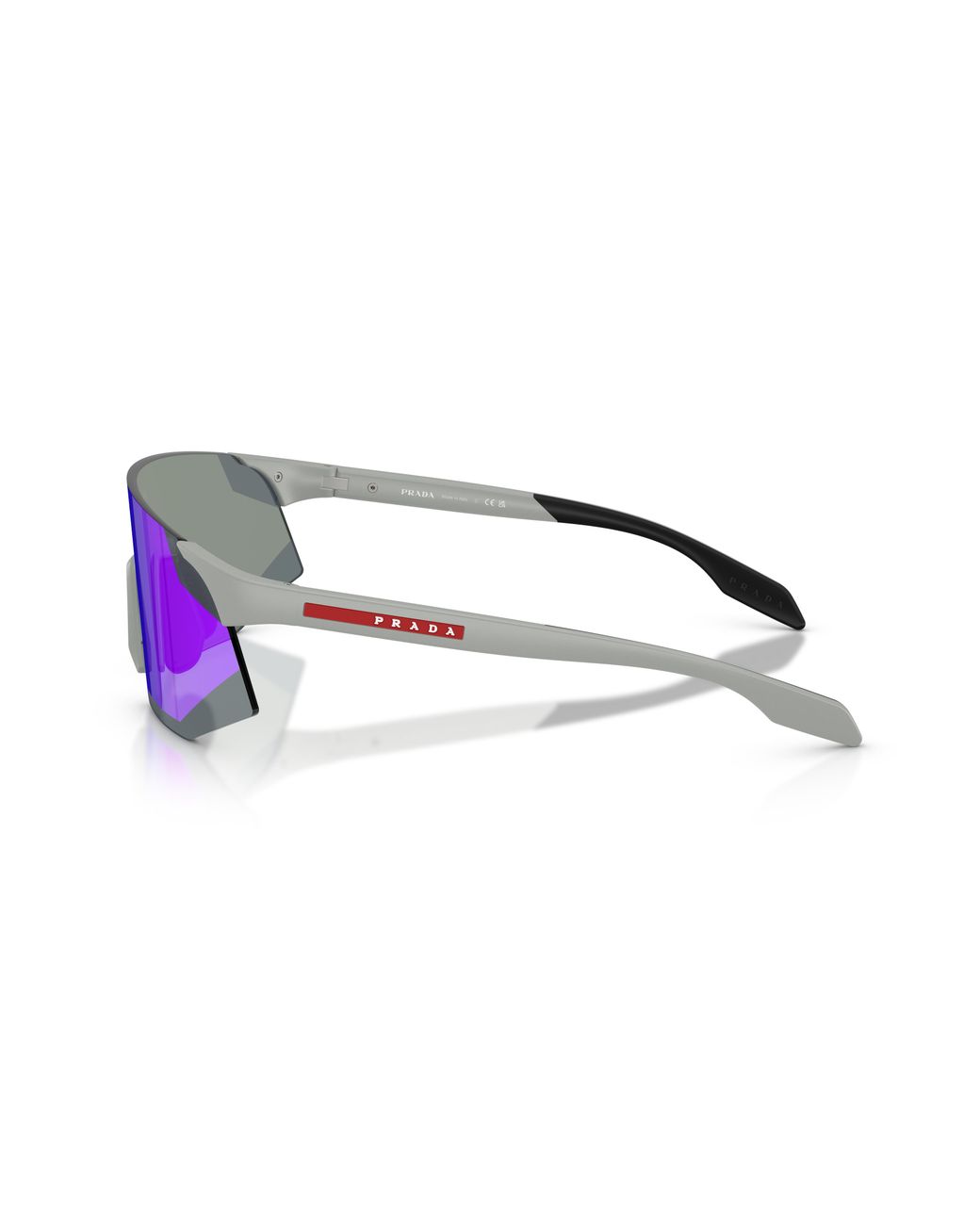 Prada Linea Rossa Black Ps C03Su 27U10J Sunglasses Injected Geometric Normal for men
