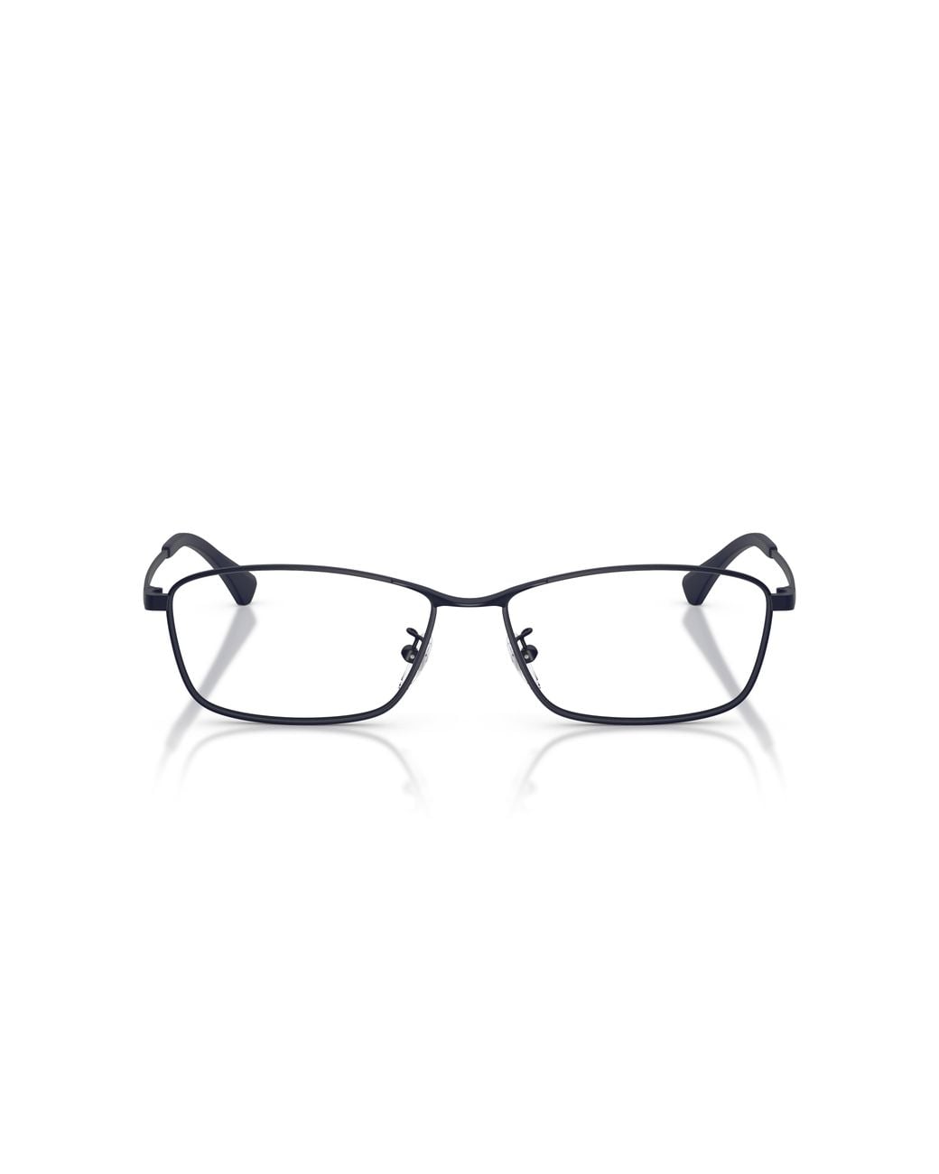 Emporio Armani Black Ea1196D 3160 Optical Frames Metal Transparent Geometric Normal for men
