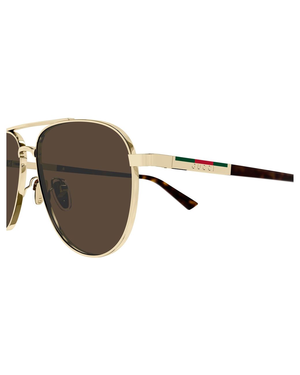 Gucci Black Gg1962S 002 Sunglasses Metal Pilot for men