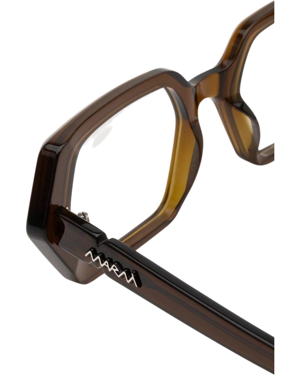 Marni Black 5Ll Zunari Optical Frames Acetate Geometric