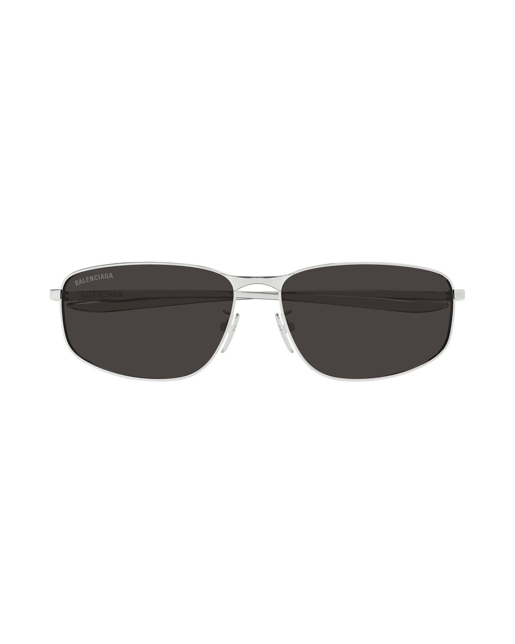 Balenciaga Black Bb0494Sa 001 Sunglasses Metal Squared for men