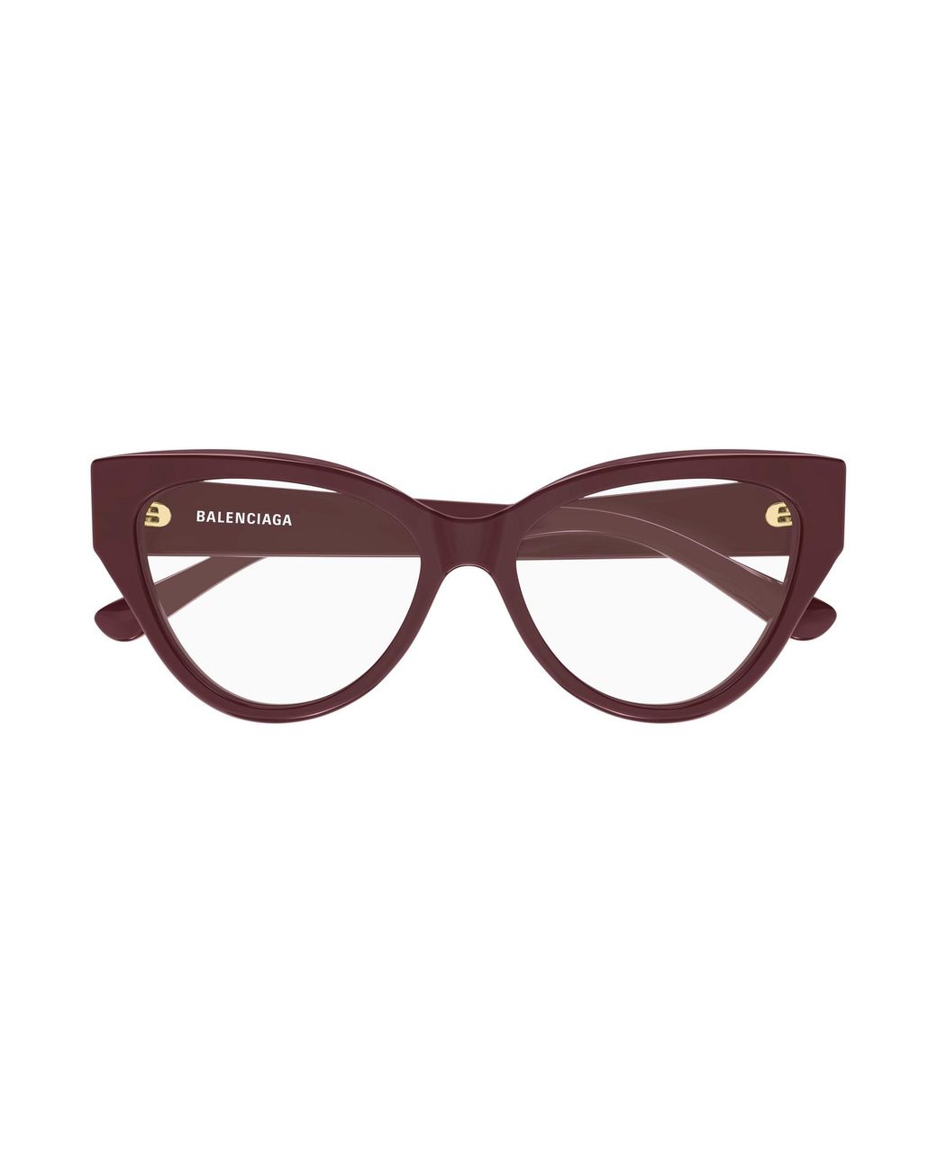 Balenciaga Black Bb0482O 003 Optical Frames Acetate Transparent Cat Eye