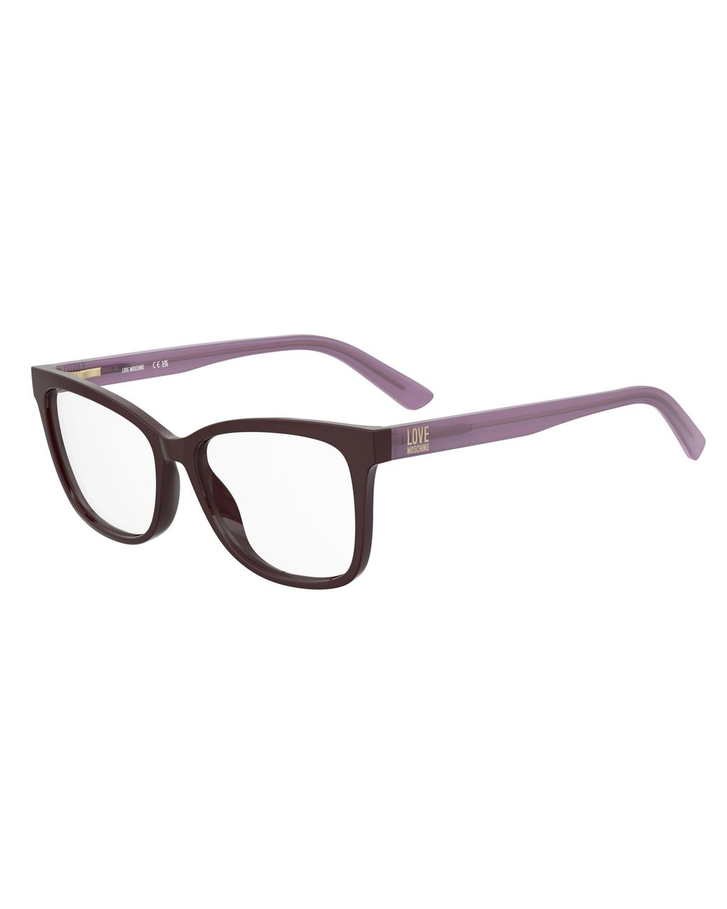 Moschino Black Mol660 0T7 Optical Frames Acetate Squared Normal