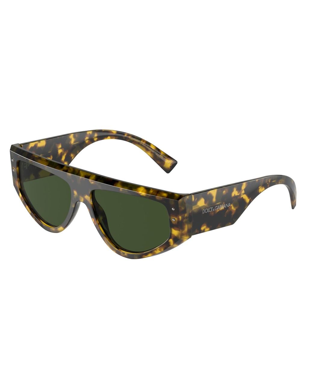 Dolce & Gabbana Green Dg4461 343371 Sunglasses Acetate Squared Normal for men