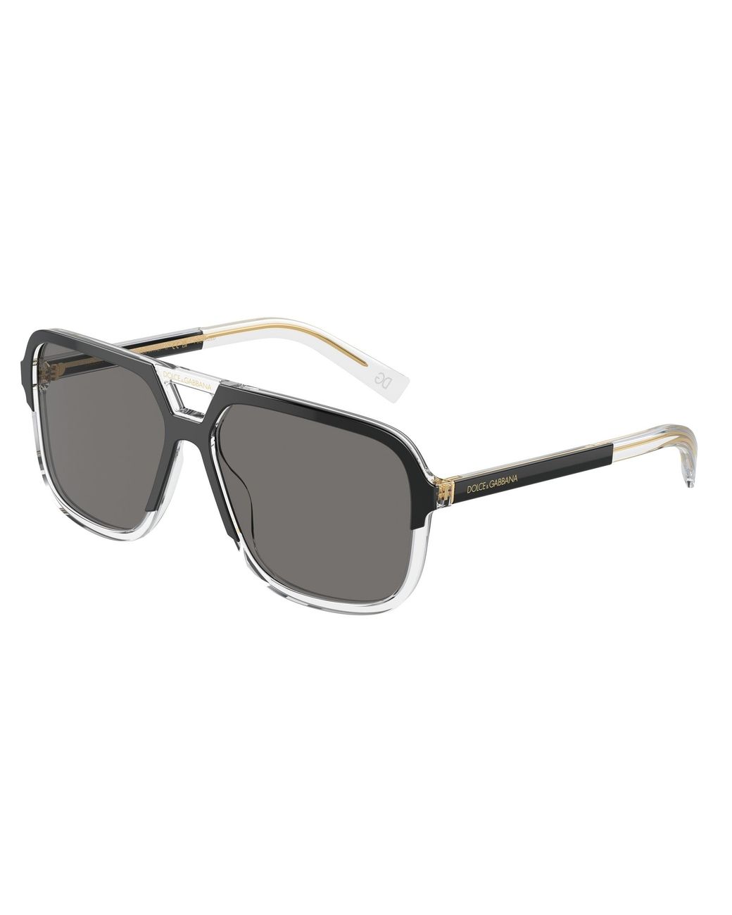 Dolce & Gabbana Black Dg4354 501/81 Sunglasses Acetate Squared Polarized for men