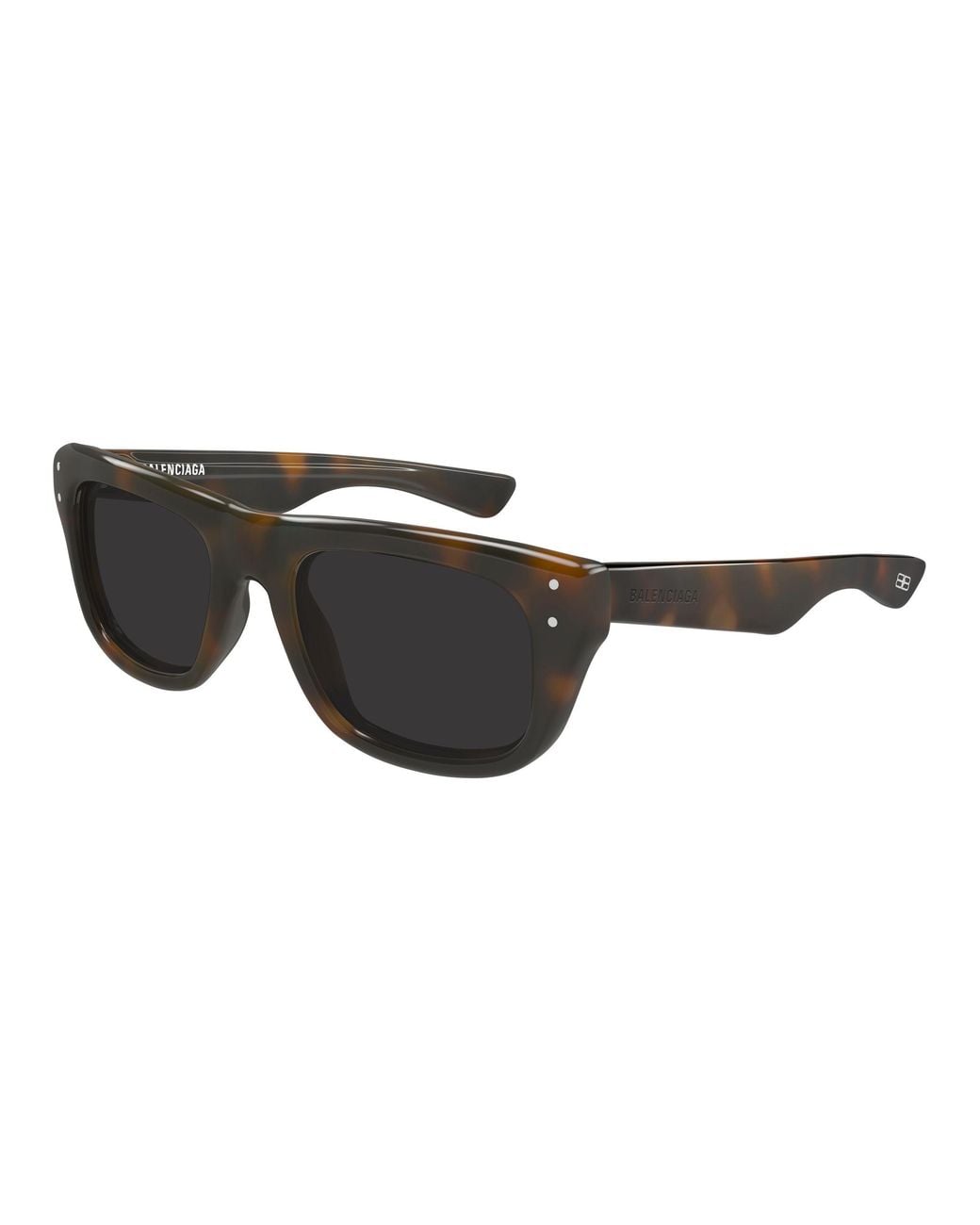 Balenciaga Black Bb0521S 002 Sunglasses Acetate Squared for men