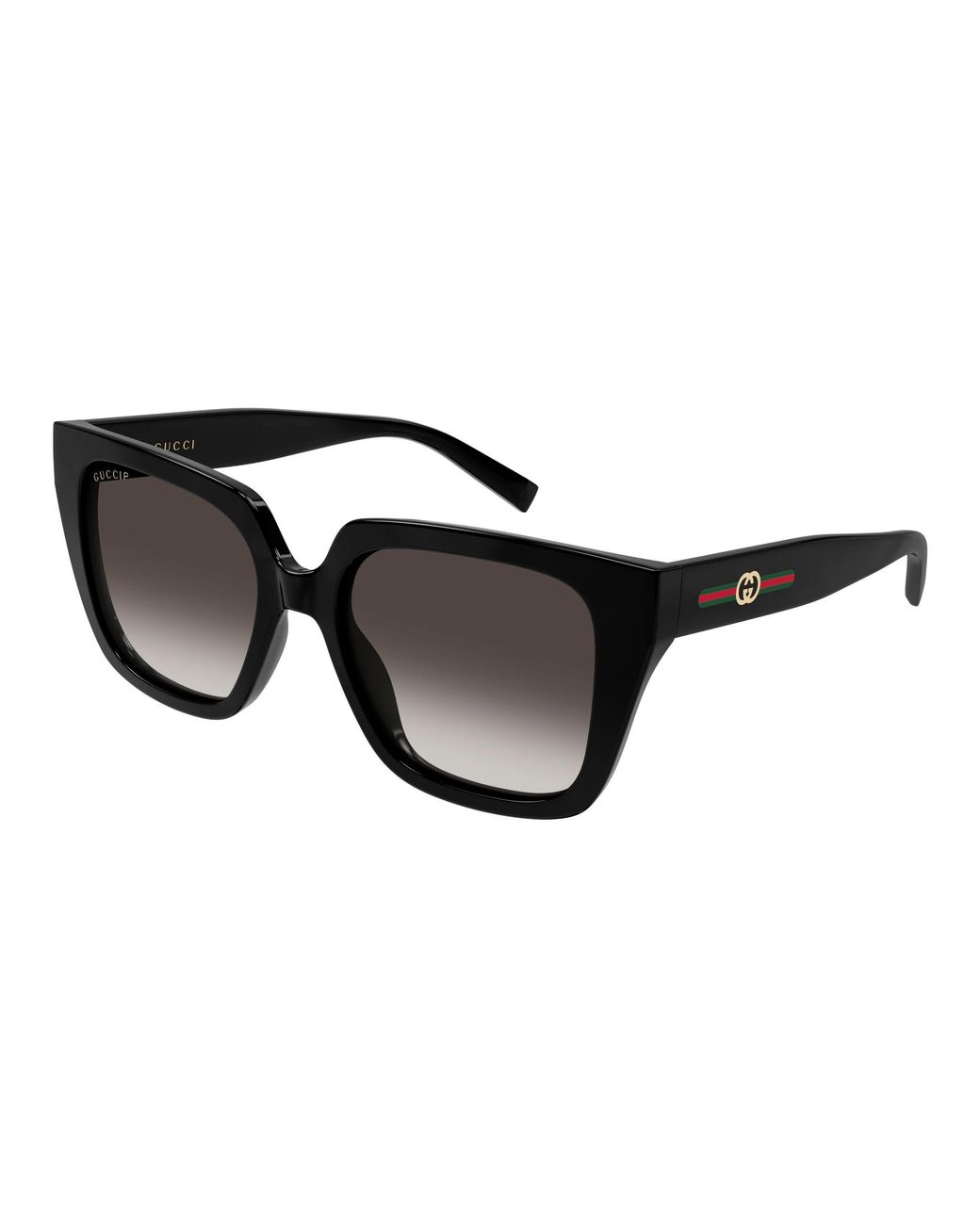 Gucci Black Gg2102S 005 Sunglasses Injected Butterfly