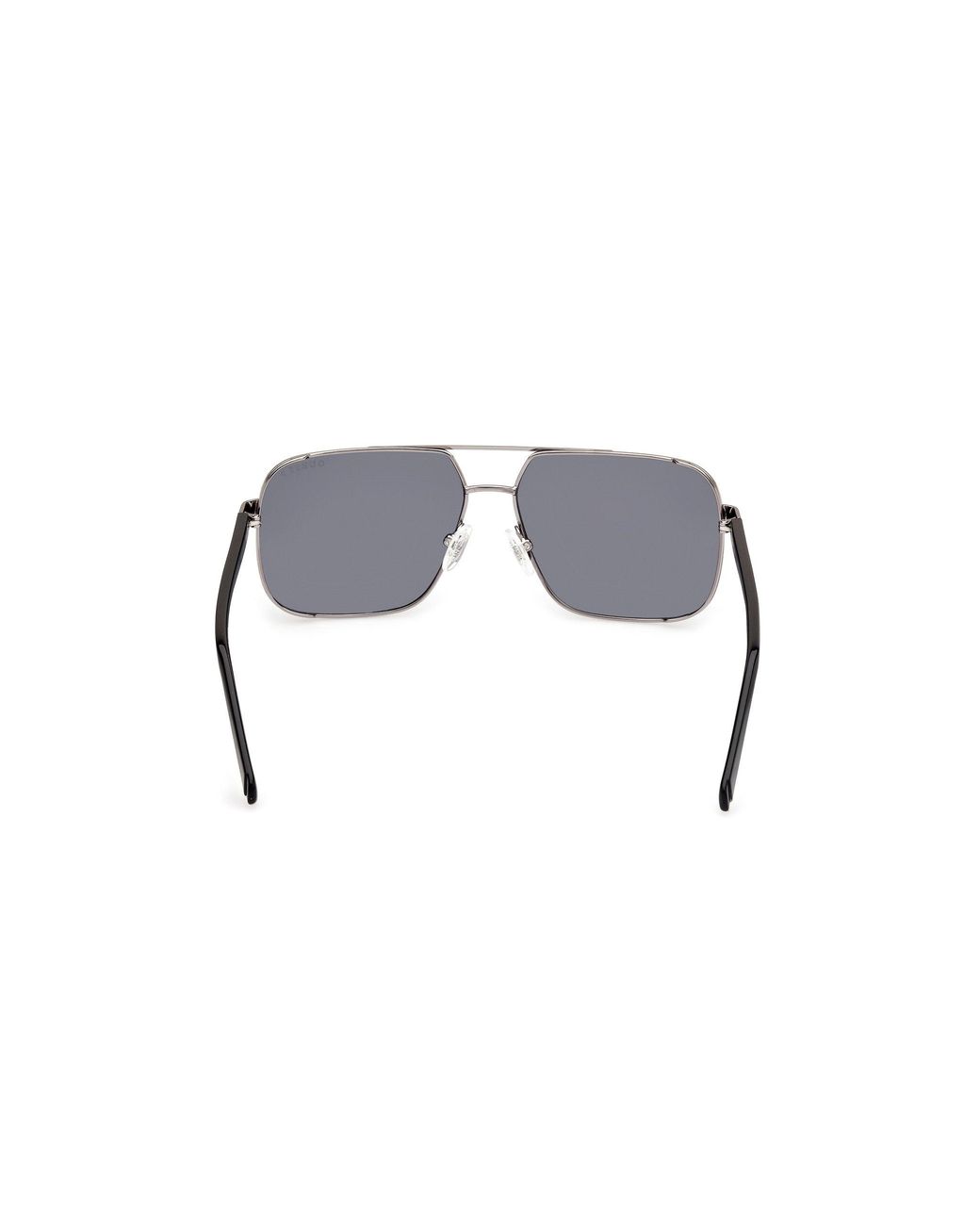 Guess Black Gu00119 08D Sunglasses Metal Squared Polarized for men