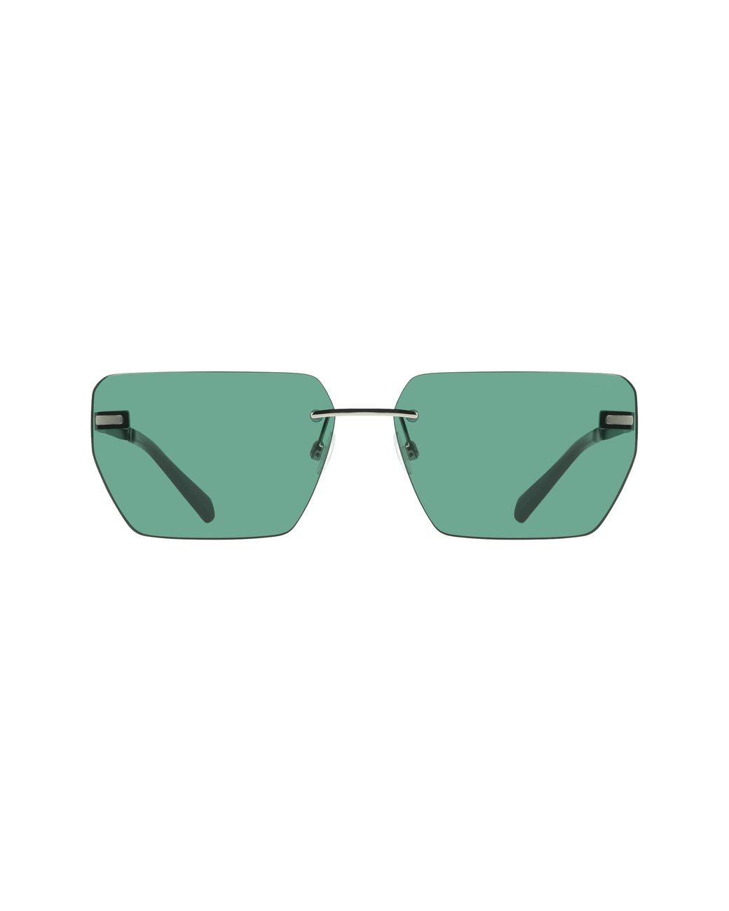 Calvin Klein Green Ckj25207S 045 Sunglasses Metal Squared Normal